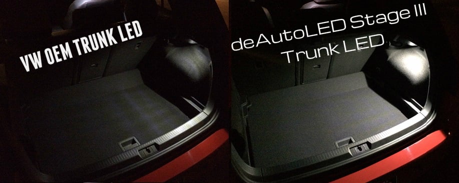 Image of Entire Trunk Housing Bright / Error Free / Plug and Play Fits: MKVII 2015+ Volkswagen GTI / Golf