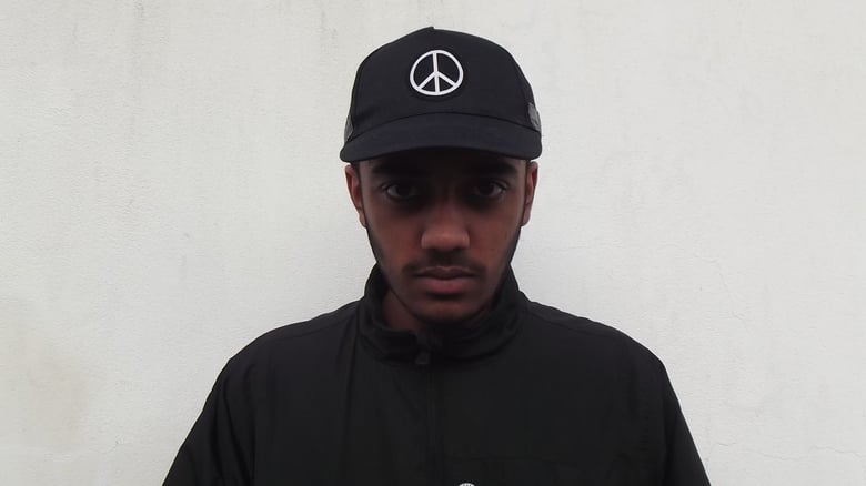 Image of LDN Apparel Cap Baseball Hat Peace Black