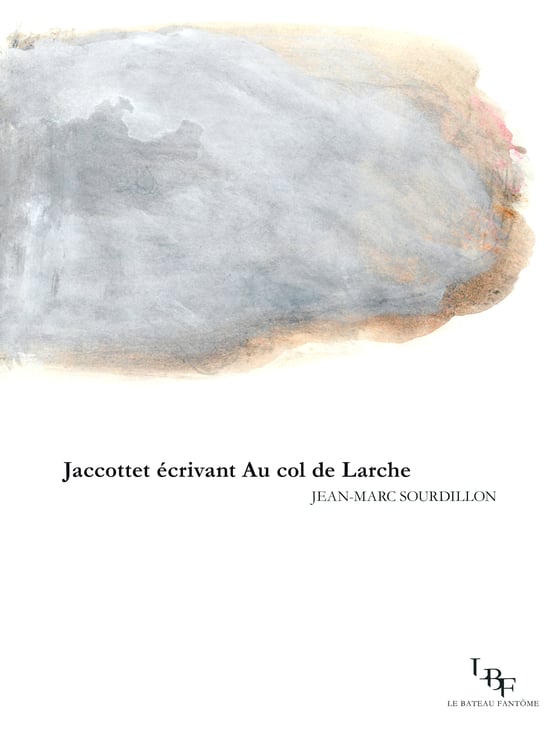 Image of "Jaccottet écrivant Au col de Larche", par Jean Marc Sourdillon