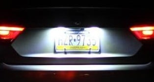 Image of Error Free License Plate LEDs Fits: Passat B7 & MK6 Jetta (All Models) JSW 