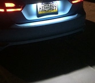 Image of License Plate LED Housing fits: All MK6 Jetta Models