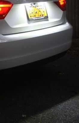 Image of Complete LED License Plate Housing - Plug and Play - Error Free fits: Passat B7 