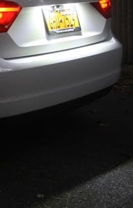Image of Complete LED License Plate Housing - Plug and Play - Error Free fits: Passat B7