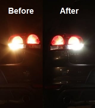 Image of LED Reverse Lights  Super Bright Pure White -Error Free Fits: MK6 VW GTi