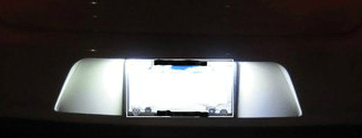 Image of Complete LED License Plate Housing fits: MK5 Golf/GTI