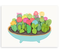 'Cactus Party' Limited Edition Art Print