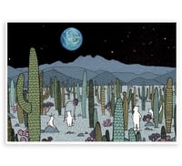 'Desert Moon' Limited Edition Art Print