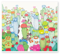 'Cactus Land' Limited Edition Art Print