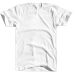 Image of AA2001 T-Shirt Template White