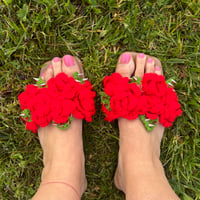 Image 2 of Sandalias - SPIKED Roses 