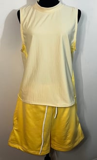 Image 3 of Mens Yellow Workout Set