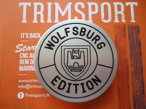 Image of Trimsport VW Golf Mk3 Wolfsburg Edition Outline Boot Badge