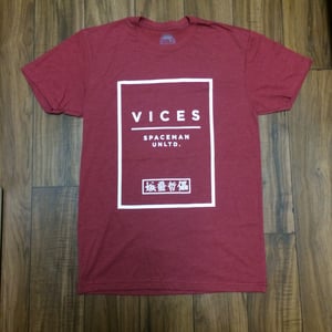 Image of Vices Block Tee - Crimson
