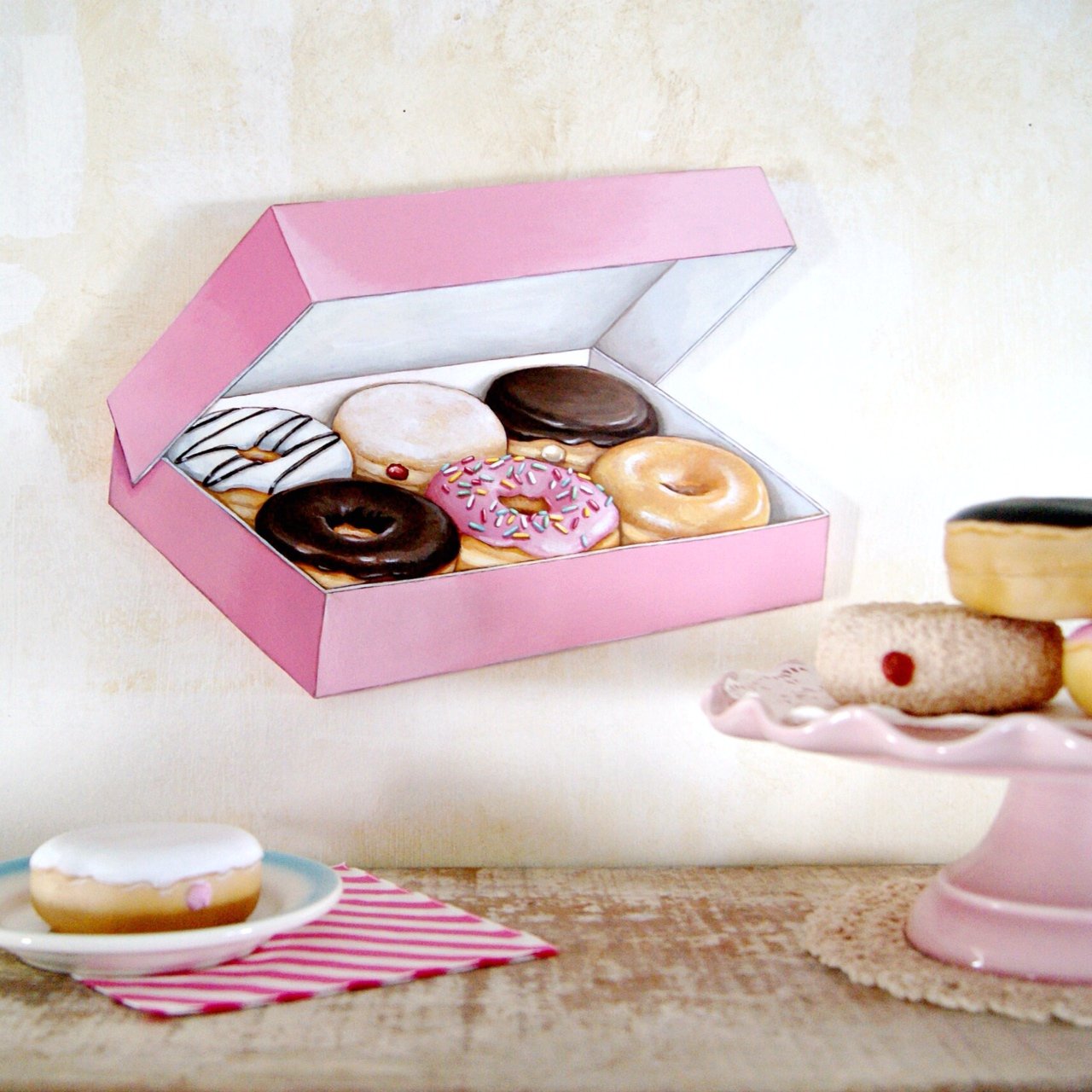 Image of Box of Donuts plaque