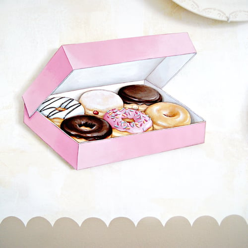 Image of Box of Donuts plaque
