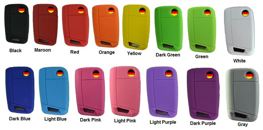 Image of Silicone Key Covers Fits: All MK7 Models including MKVII MK7 VW Golf GTI Volkswagen 