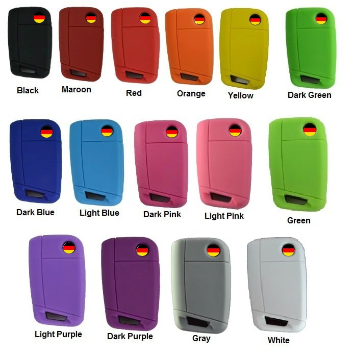Image of Silicone Key Covers Fits: All MK7 Models including MKVII MK7 VW Golf GTI Volkswagen