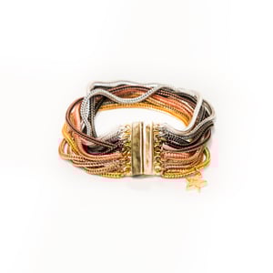 Image of Gourmette 10 rangs carrés d'été