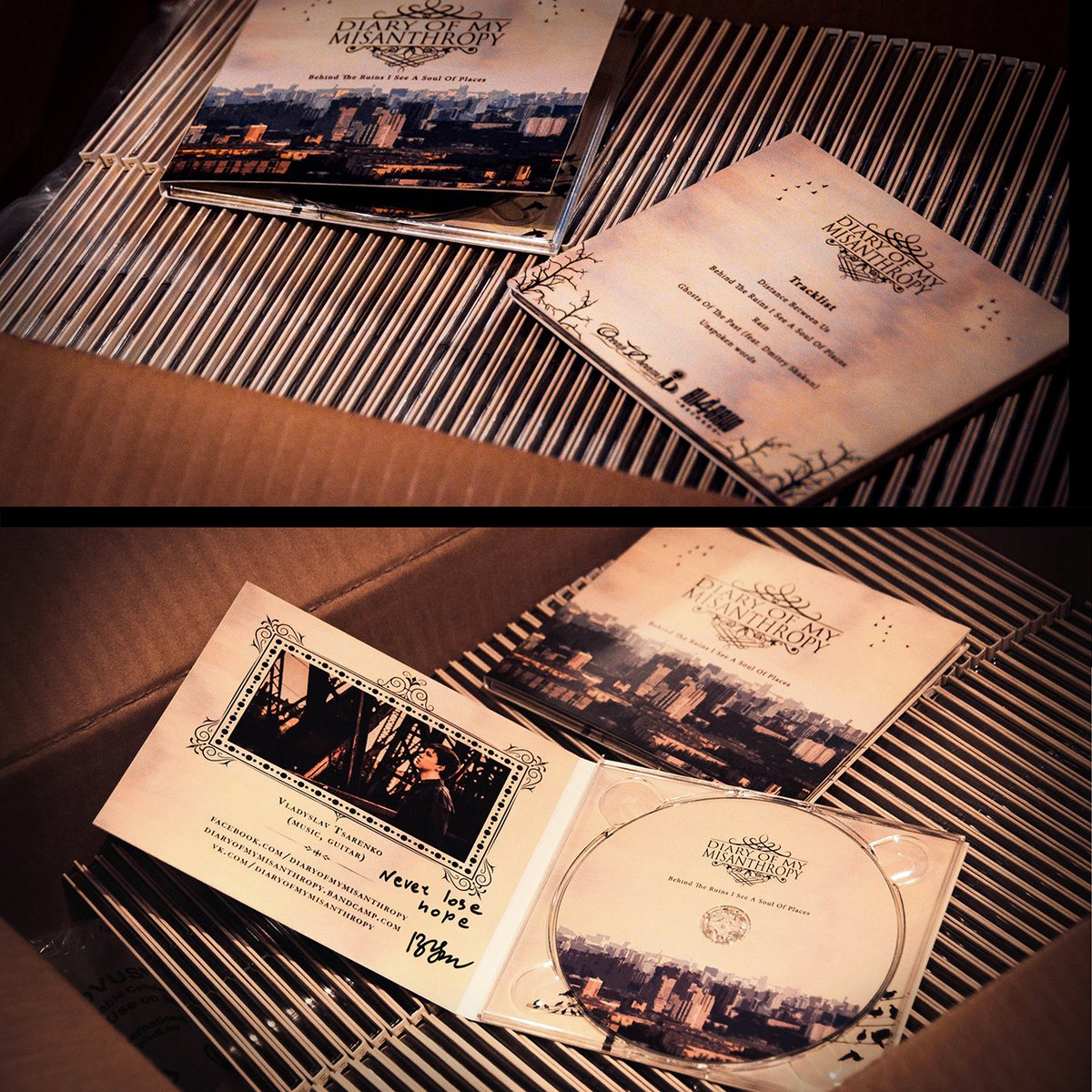 Image of EP "Behind the Ruins I Sea a Soul of Places" 4-panel DIGIPAK