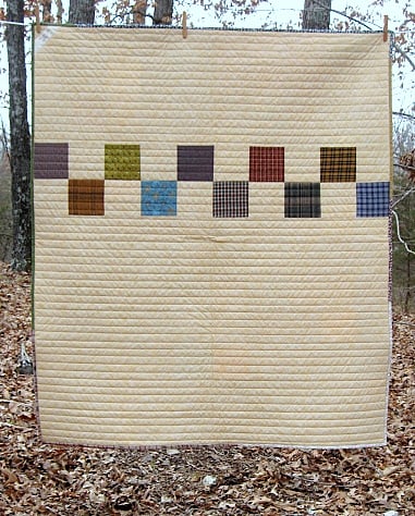 Image of gradient.....lap quilt... 54" x 46"