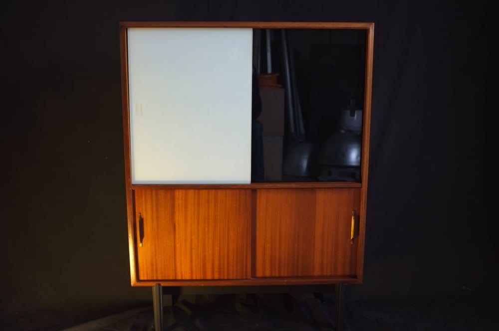 Image of Superb Vintage Mid-Century Teak Cabinet