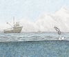 Skiff No 2   8.5" X 11.5"
