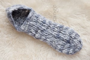 Image of OOAK Newborn Reversible Hooded Cocoon - London Skies - Photography Prop - Winter Collection