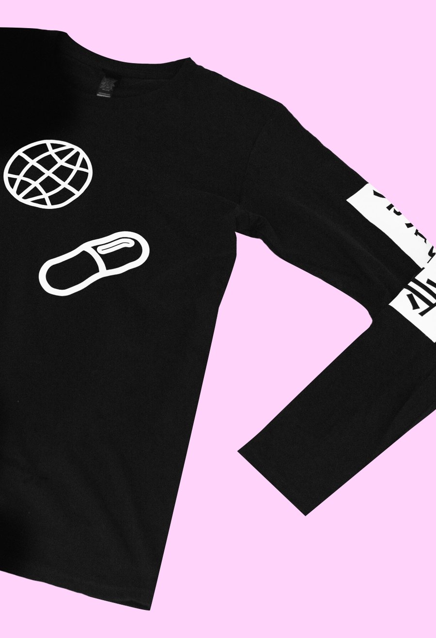 Image of FLORIA x PITCH BLACK L/S TEE