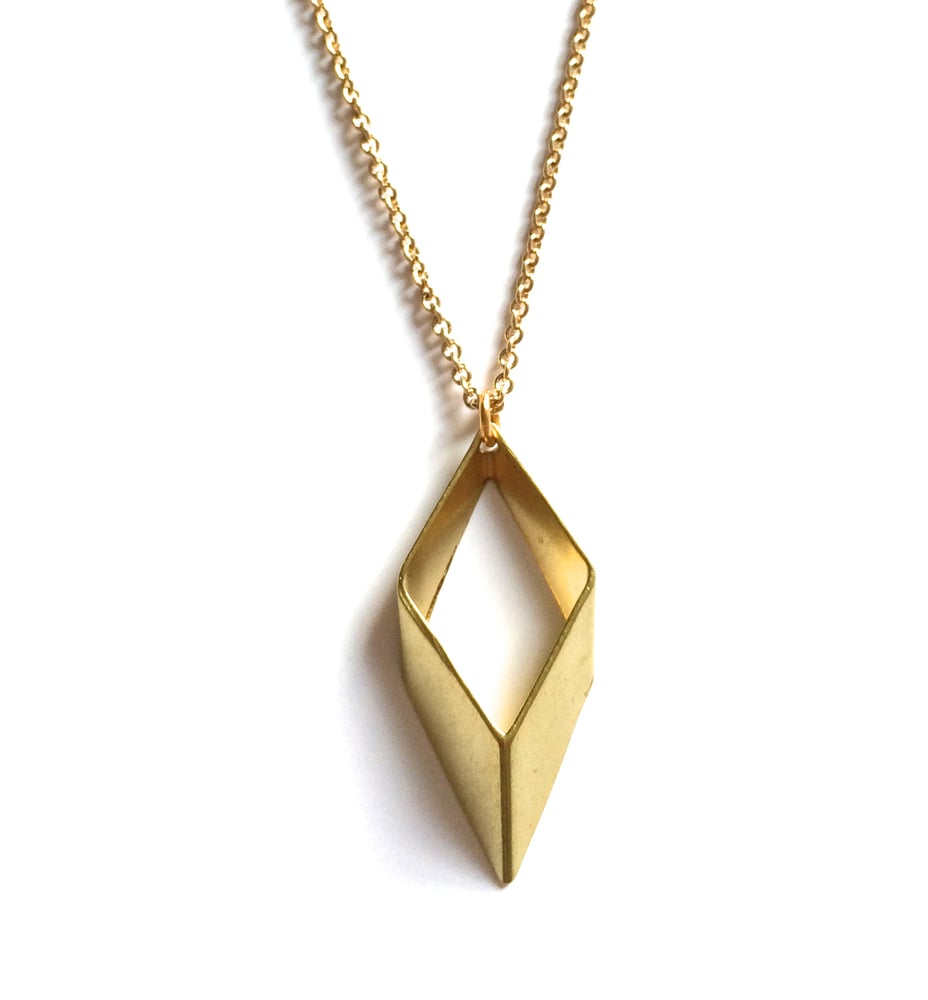 Image of Kool Jewels 3D Geometric Necklace 