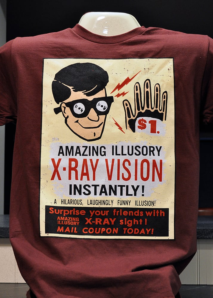 Image of Vintage Comic Book Ad T Shirt - X-Ray Vision Glasses!