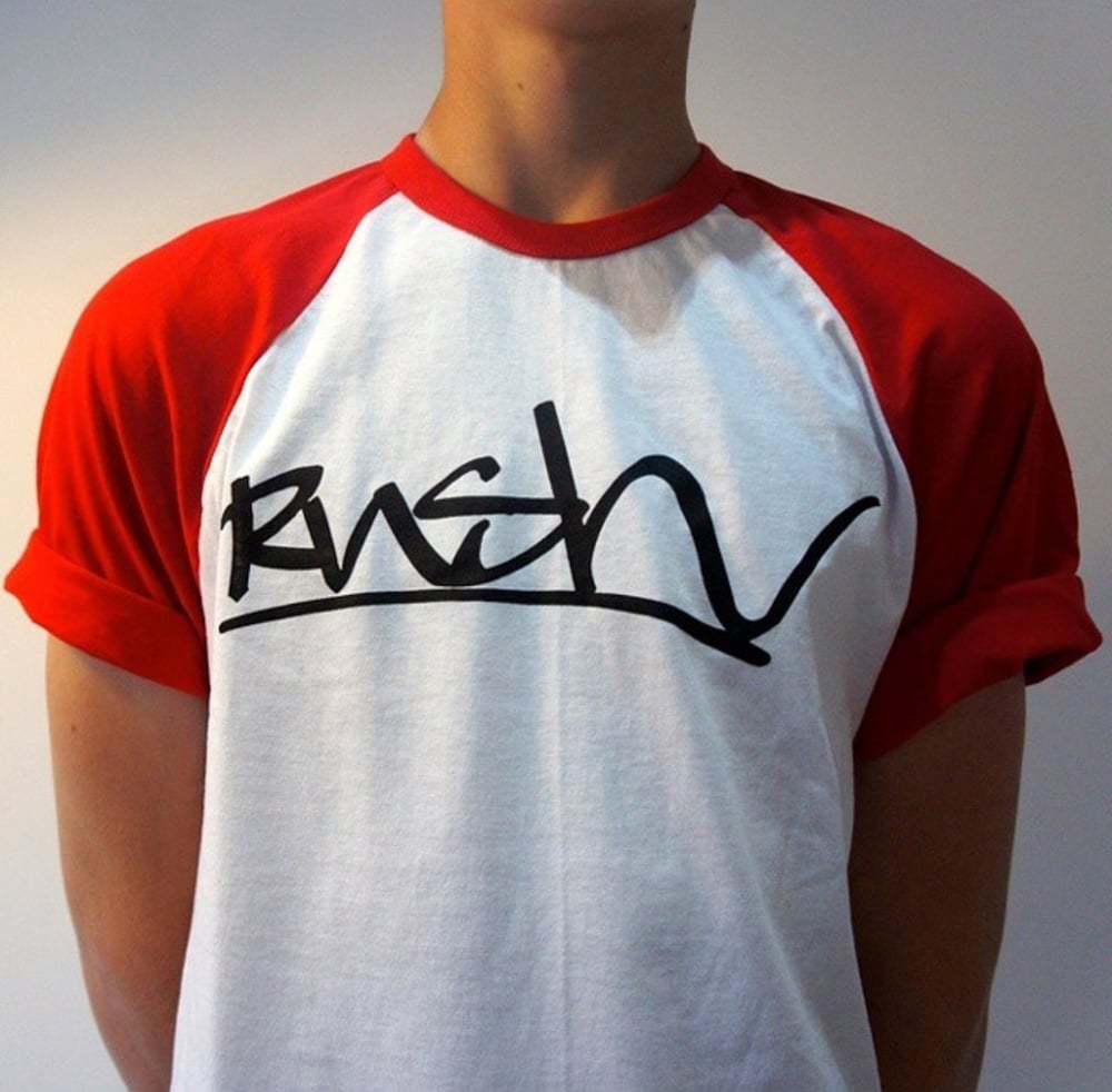 Image of Red Baseball Tee