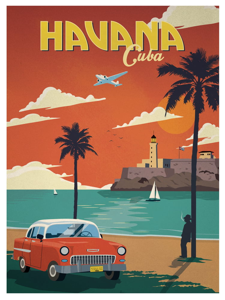 Image of Vintage Havana Poster