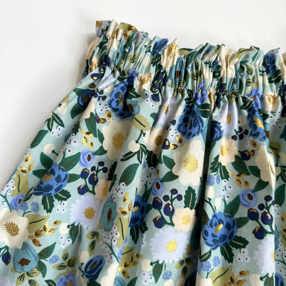 Image of Women's Skirt - Rifle Paper Co. - Mint Floral
