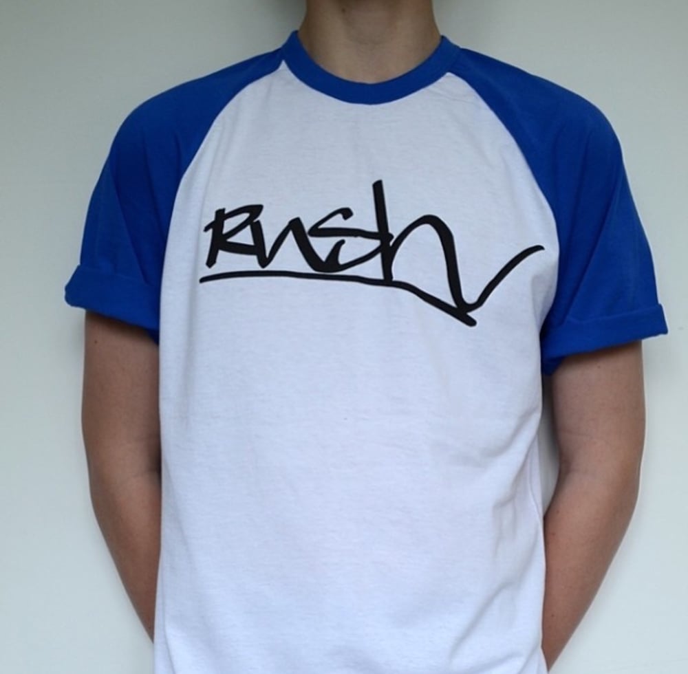 Image of Blue Baseball Tee