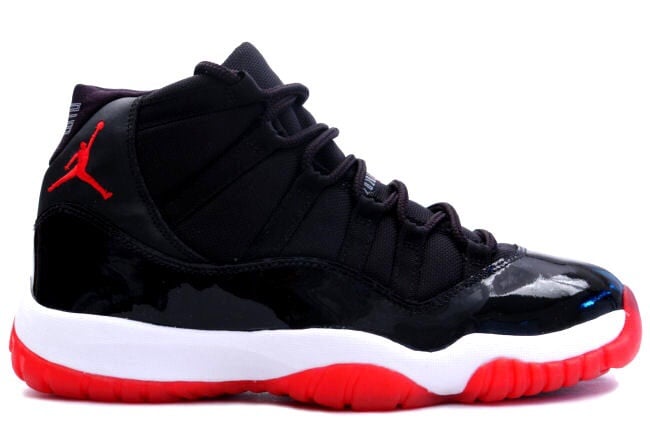 jordan xi black red