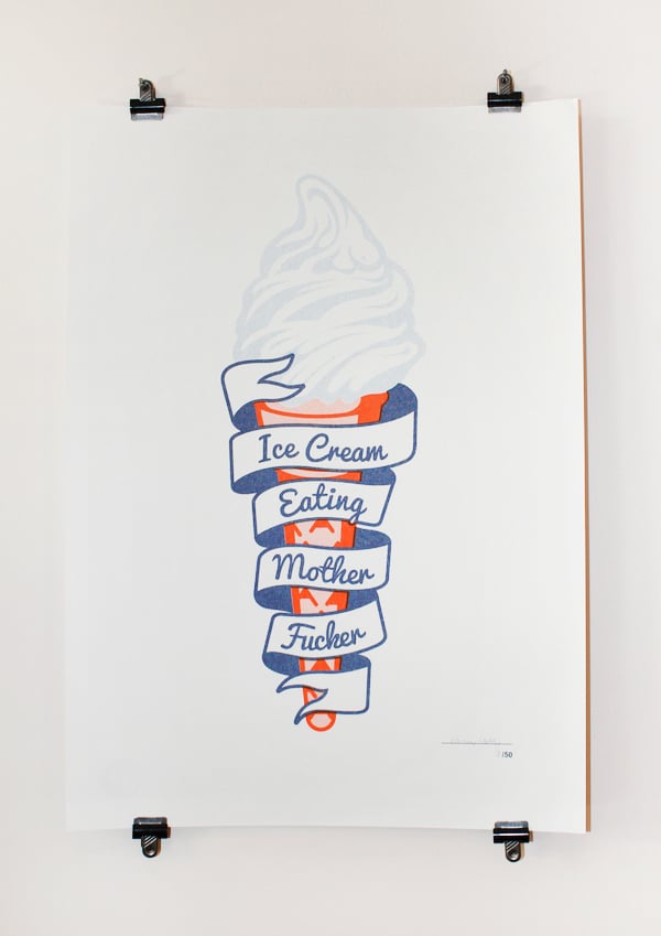 Image of A3 Ice Cream Print