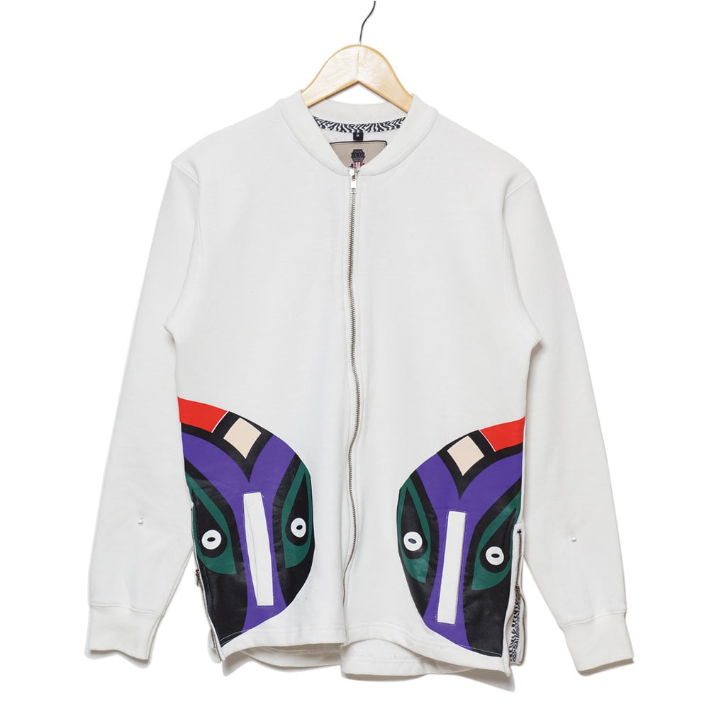 Image of rchWRDO Totem Track Jacket(Off White )