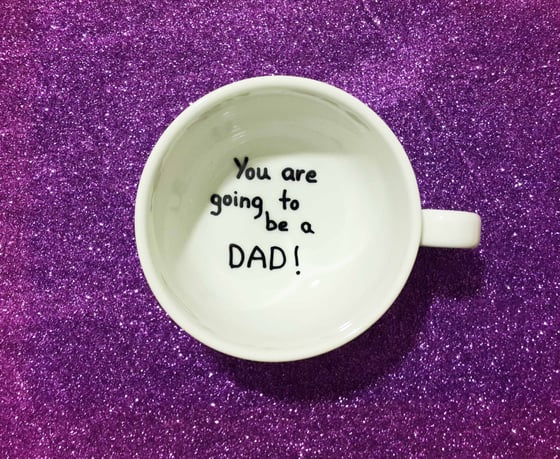 Image of Pregnancy announcement cup, you are going to be a dad, pregnancy reveal, pregnancy gift