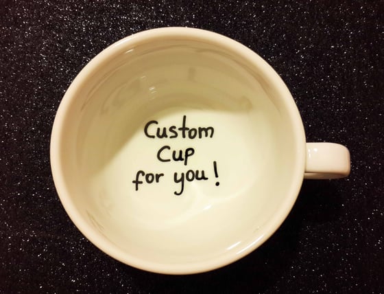 Image of Custom cup, Announcement cup, proposal cup, personalized cup, custom cup, coffee cup. tea cup