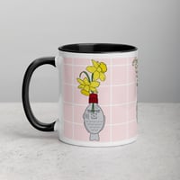 Image 6 of Soy sauce and flower illstruations Mug with Color Inside