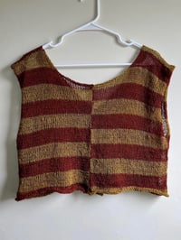 Image 2 of Striped Linen Top