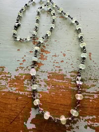 Image 5 of prehnite rosary style necklace