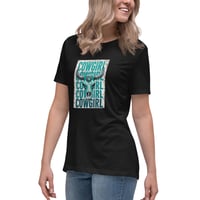 Image 5 of Women's Relaxed T-Shirt, Cowgirl tee, Western