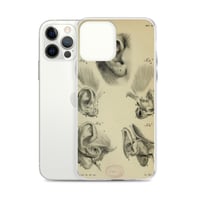 Image 11 of Vintage Book Page Anatomical Illustration Human Ear Clear Case for iPhone®