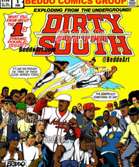 Image 3 of Dirty South Comic Book Cover T-Shirt
