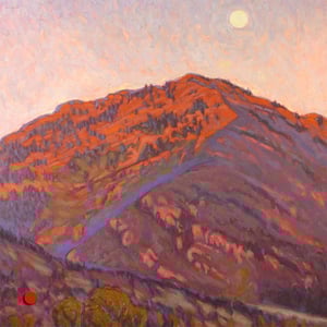 Image of Mountain and Moon