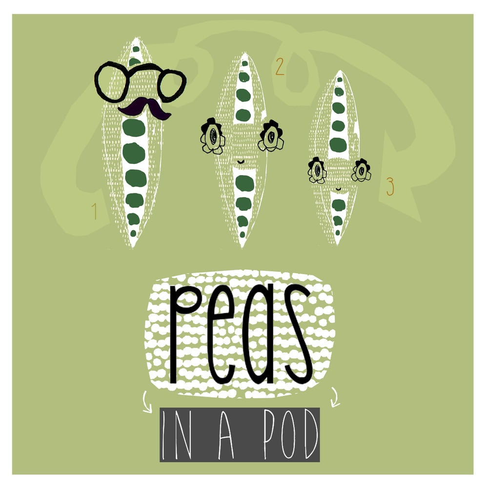Image of Peas In a Pod Print
