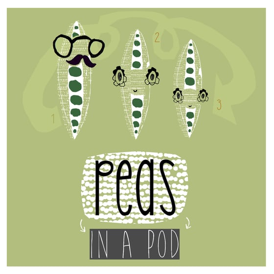 Image of Peas In a Pod Print