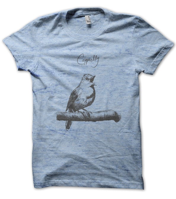 Image of Copperlily "Blue Bird" T-SHIRT