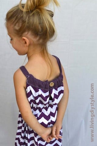 Image of Girl's Maxi Dress Sewing Pattern